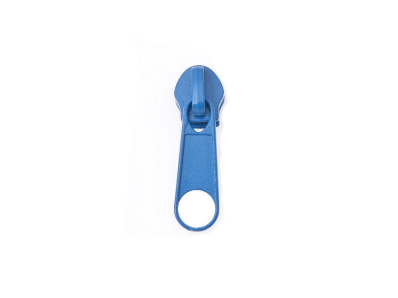 SLIDER FOR NYLON ZIPPER TAPES 5 NON LOCK BLUE 100/500 PCS