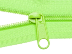 Suwak do taśmy suwakowej spiralnej 5 non lock (1001) neon zielony