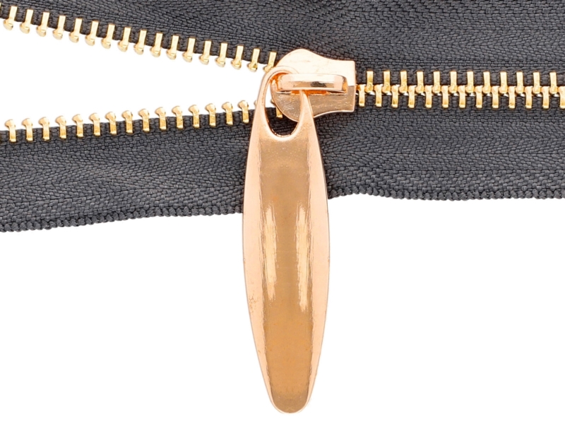 EXTRA GLANZ SCHIEBER FÜR METALREIßVERSCHLUSSBAND 5 NON LOCK 0292-3260 GOLDGLANZ 50 ST.