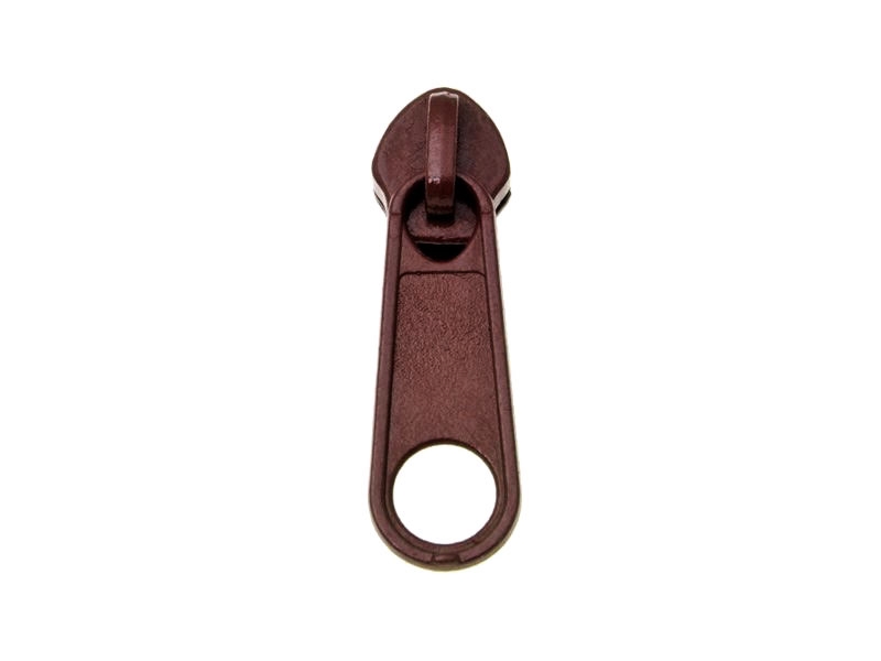 SLIDER FOR NYLON ZIPPER TAPES 8 NON LOCK MAROON 50/500 PCS