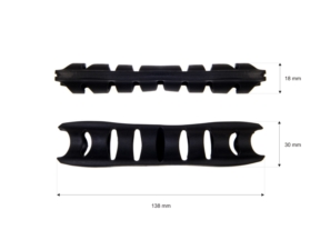 Rączka plastikowa 30/138 mm czarna