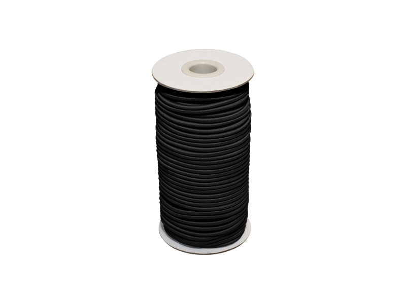 Gummikordel 10 mm schwarz 580 polyester 25 lm