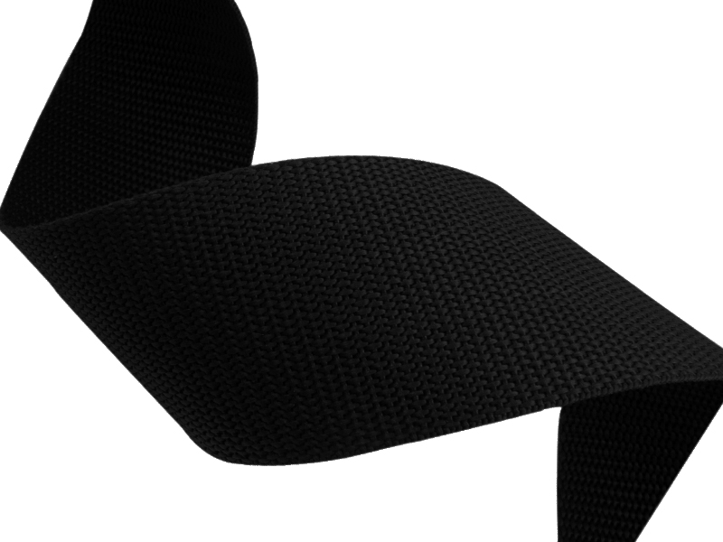Tragband pp 12 mm / 1,3 mm schwarz 580 50 lm