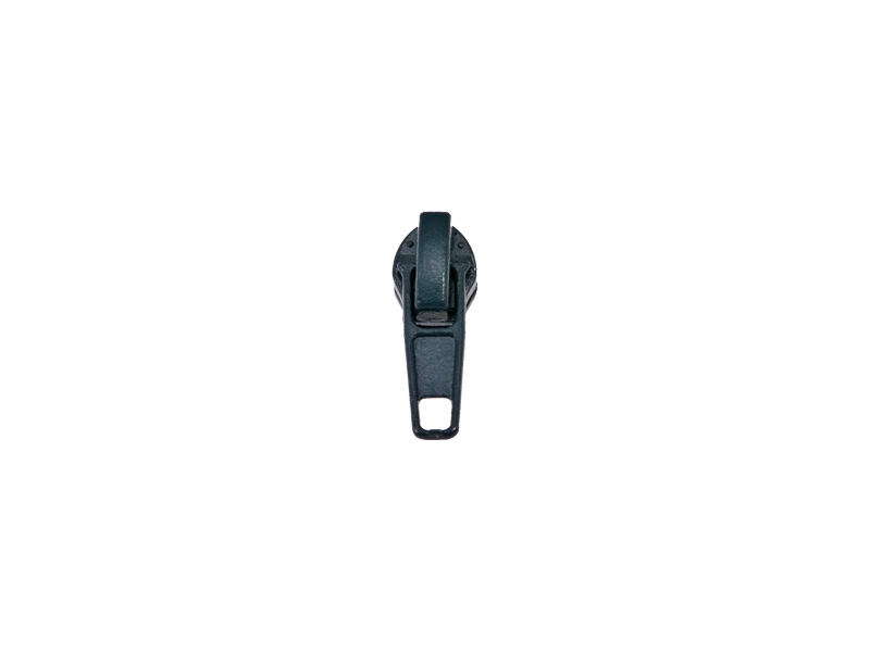 JEZDEC KE SPIRÁLOVÝM ZIPŮM 3 AUTO LOCK TMAVĚ ZELENÝ  100/500 KS