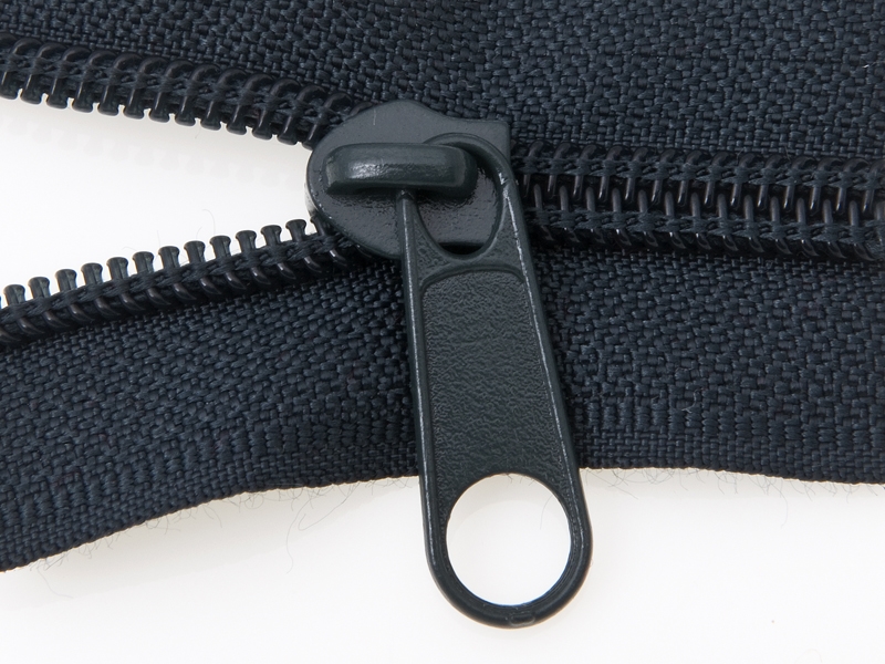 SLIDER FOR NYLON ZIPPER TAPES WITH  CORD 3 NON LOCK DARK GREEN 100/500 PCS