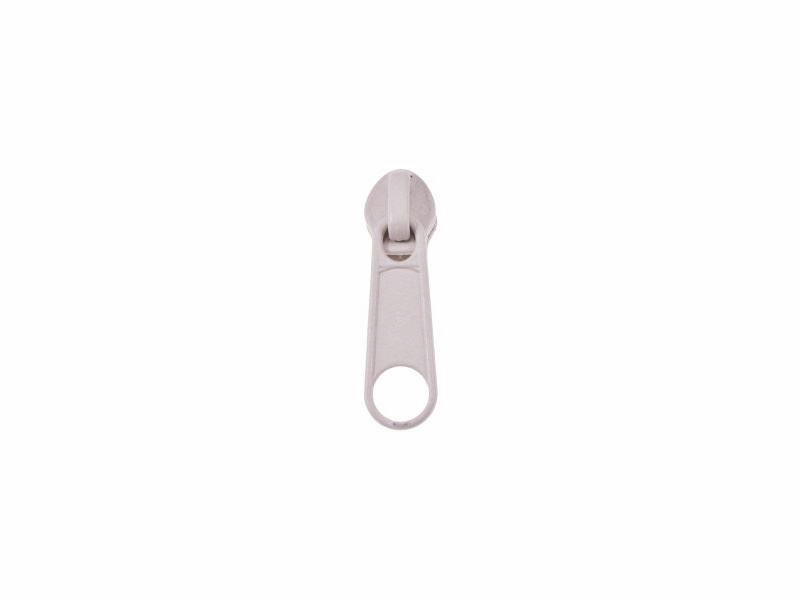 SLIDER FOR NYLON ZIPPER TAPES WITH   CORD 3 NON LOCK LIGHT BEIGE 500 PCS