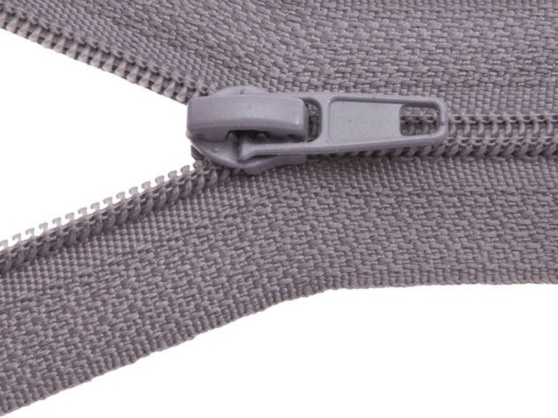 SLIDER FOR NYLON ZIPPER TAPES WITH CORD 3 AUTO LOCK GREY 100/500 PCS