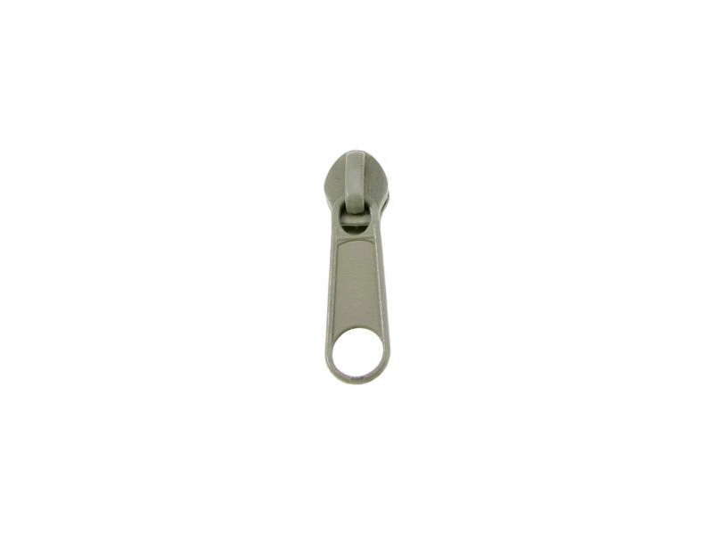 SLIDER FOR NYLON ZIPPER TAPES WITH  CORD 3 NON LOCK OLIVE 100/500 PCS