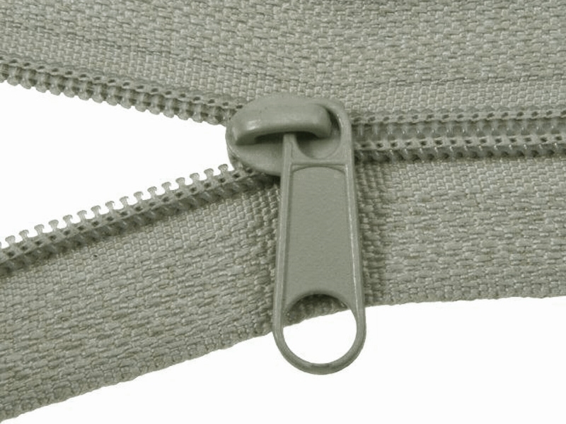 SLIDER FOR NYLON ZIPPER TAPES WITH  CORD 3 NON LOCK OLIVE 100/500 PCS