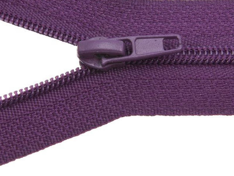 SCHIEBER FÜR SPIRALREIßVERSCHLUSSBAND MIT KORDEL 3 AUTO LOCK VIOLETT 100/500 ST.