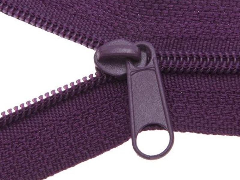 SLIDER FOR NYLON ZIPPER TAPES WITH CORD 3 NON LOCK VIOLET 100/500 PCS