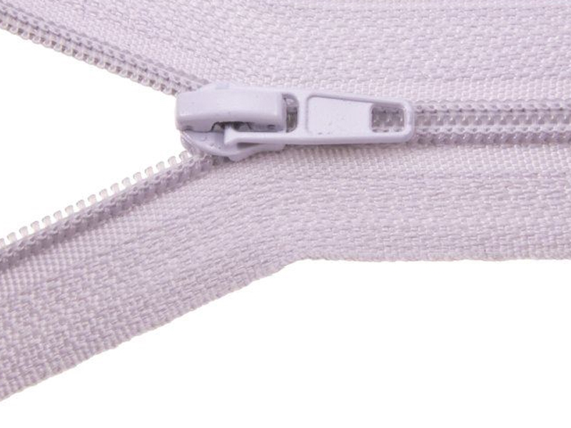 SLIDER FOR NYLON ZIPPER TAPES WITH  CORD 3 AUTO LOCK LIGHT GREY 100/500 PCS