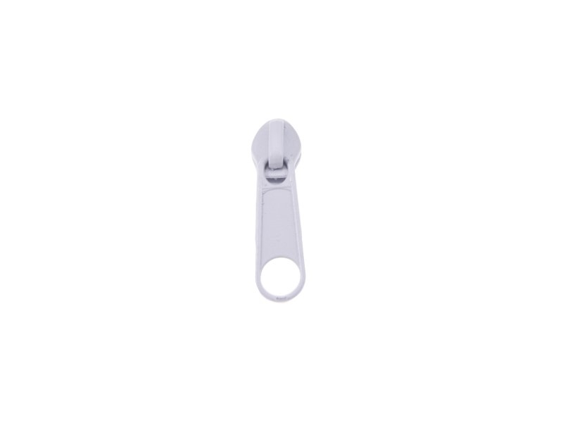 SLIDER FOR NYLON ZIPPER TAPES WITH   CORD 3 NON LOCK LIGHT GREY 500 PCS