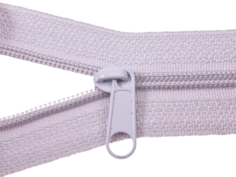 SLIDER FOR NYLON ZIPPER TAPES WITH   CORD 3 NON LOCK LIGHT GREY 500 PCS