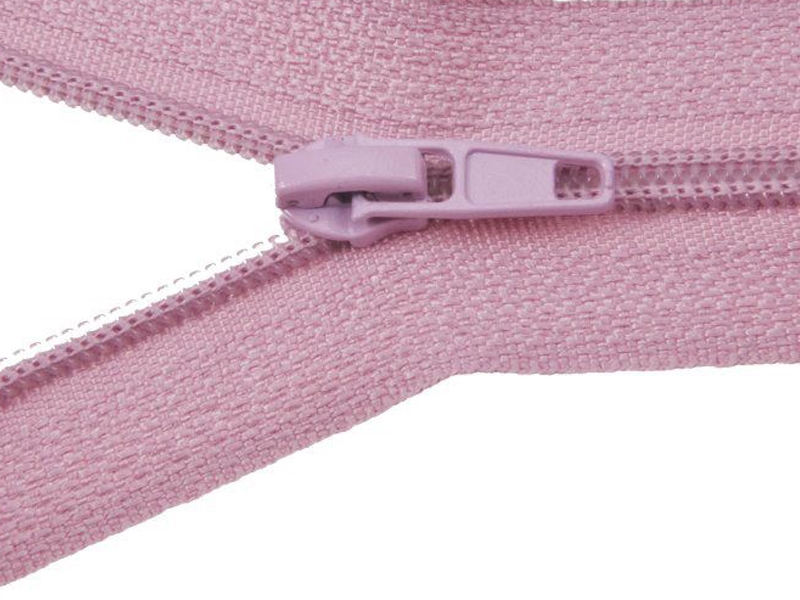 SCHIEBER FÜR SPIRALREIßVERSCHLUSSBAND MIT KORDEL 3 AUTO LOCK ROSA 100/500 ST.