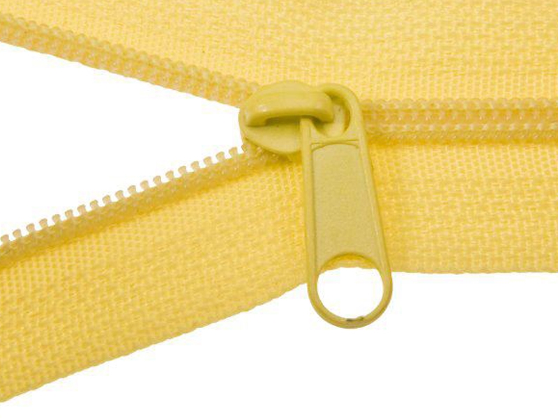 SLIDER FOR NYLON ZIPPER TAPES WITH CORD 3 NON LOCK YELLOW 504 100/500 PCS