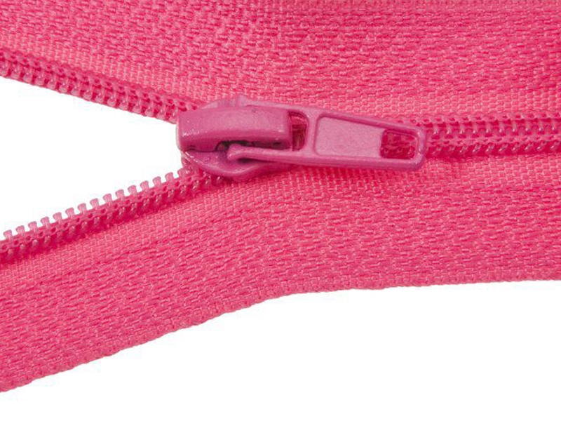 SCHIEBER FÜR SPIRALREIßVERSCHLUSSBAND MIT KORDEL 3 AUTO LOCK ROSA 516 100/500 ST.
