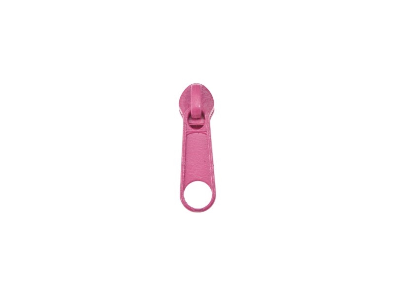 SLIDER FOR NYLON ZIPPER TAPES WITH  CORD 3 NON LOCK PINK 516 500 PCS