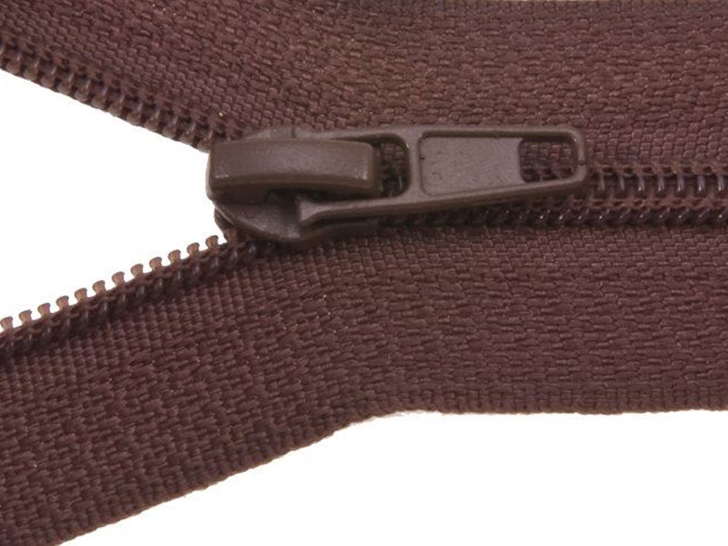 SCHIEBER FÜR  SPIRALREIßVERSCHLUSSBAND MIT KORDEL 3 AUTO LOCK BRAUN 568 500  ST.