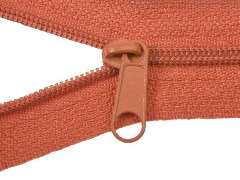 SLIDER FOR NYLON ZIPPER TAPES WITH  CORD 3 NON LOCK ORANGE 100/500 PCS