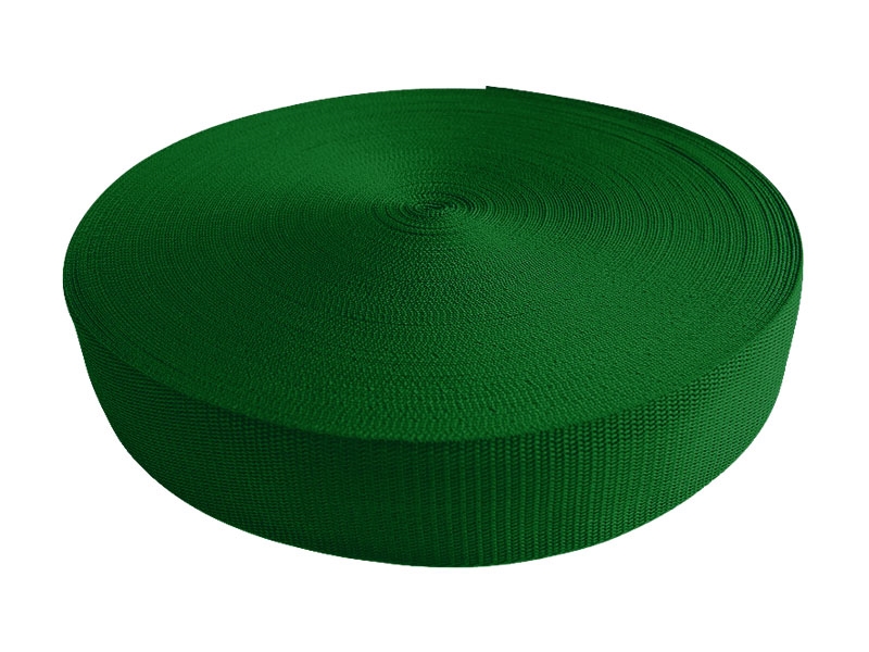 Webbing pp 25 mm / 1,3 mm green 876 50 mb