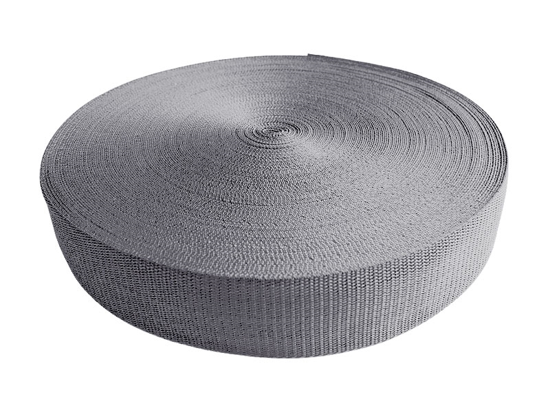 Tragband pp 40 mm / 1,3 mm grau 134 50 lm