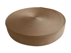 Polypropylen-Trägerband 50 mm / 1,3 mm dunkelbeige (894)