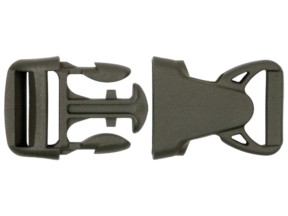 Klamra plastikowa 25x63 mm Olga khaki