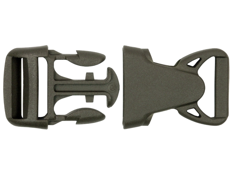 Plastic buckle 25 mm olga&nbspkhaki 100 pcs