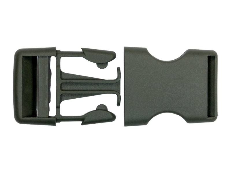 Plastic buckle 30 mm laura olive 100 pcs