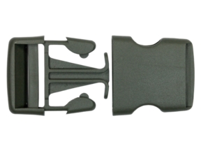 Klamra plastikowa 40x75 mm Laura oliwkowa