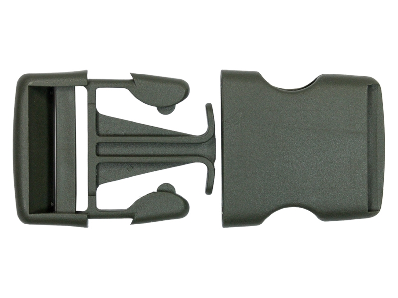 Plastic buckle 40 mm laura olive 100 pcs