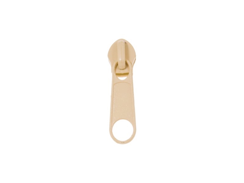 SLIDER FOR NYLON ZIPPER TAPES 5 NON LOCK YELLOW 100/500 PCS