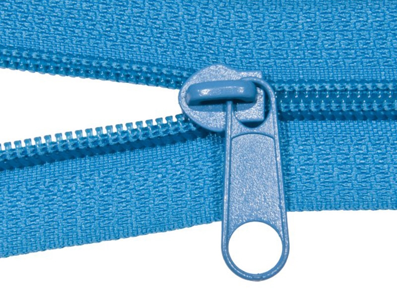 SLIDER FOR NYLON ZIPPER TAPES 5 NON LOCK BLUE 100/500 PCS