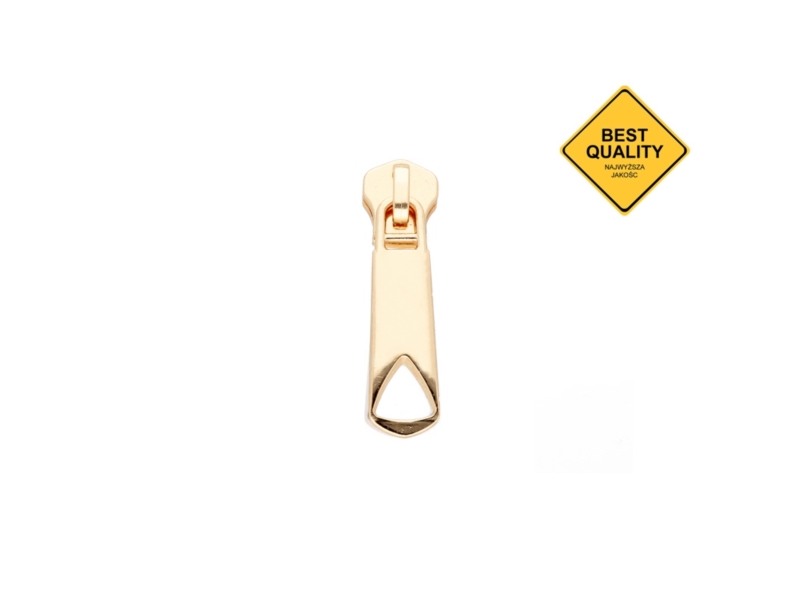 EXTRA SHINING SLIDER FOR METAL ZIPPER TAPES 5  NON LOCK NC3 LIGHT GOLD&nbsp50 PCS