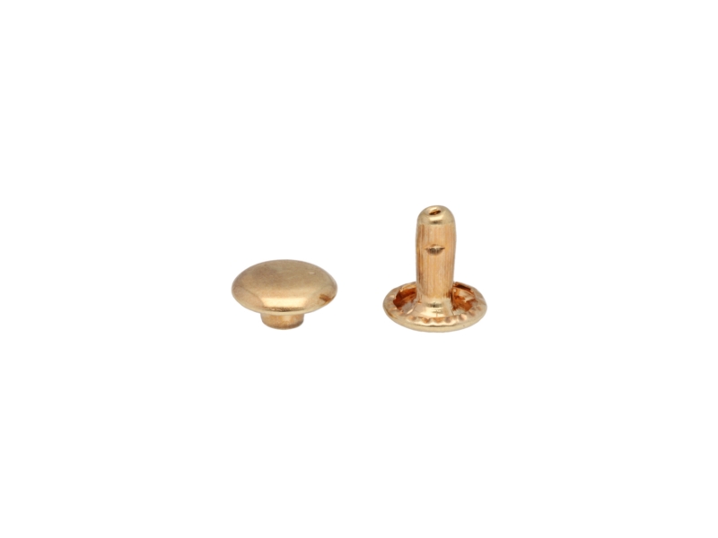 NIETE  ZWEISEITIG LUX 10/3/9 MM GOLD 1000 ST.
