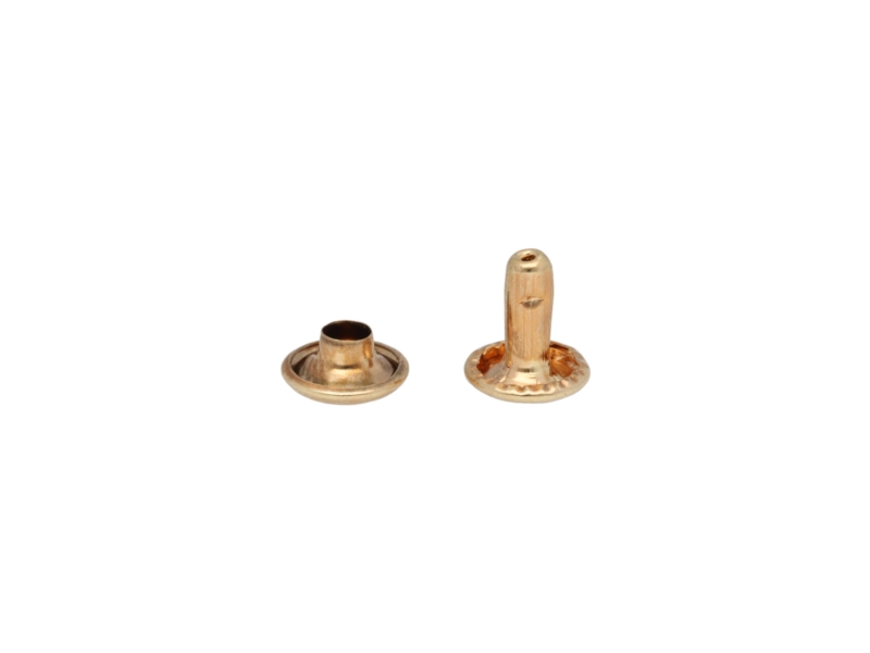 NIETE  ZWEISEITIG LUX 10/3/9 MM GOLD 1000 ST.