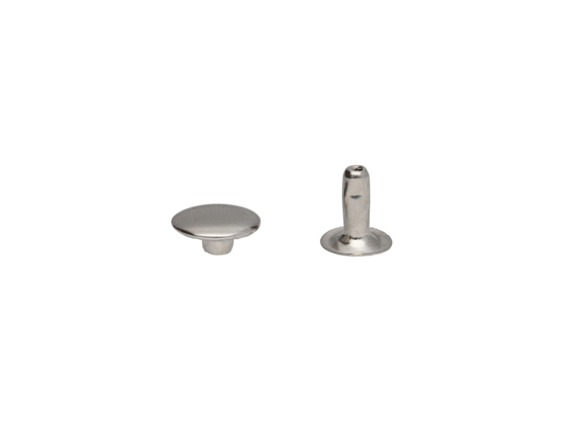 METAL  STAINLESS STEEL RIVET ONE-SIDED 10/3/10 MM NICKEL 500 PCS