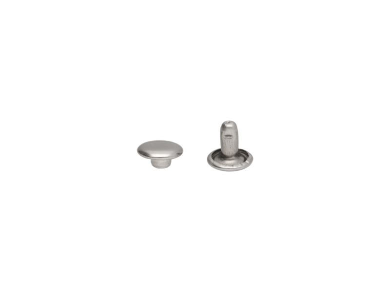 METAL   STAINLESS STEEL RIVET TWO-SIDED LUX 8/3/9 MM NICKEL 500 PCS