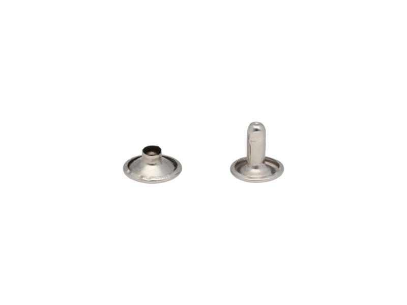 METAL   STAINLESS STEEL RIVET TWO-SIDED LUX 10/3/9 MM NICKEL 500 PCS
