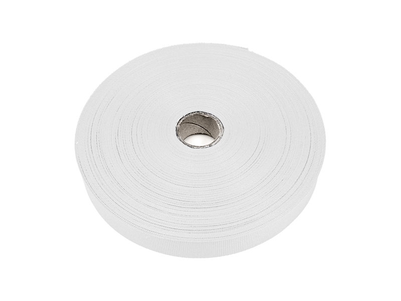 Polyester twill tape 20   mm white (501)