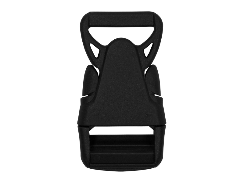 Plastic buckle 25 mm olga black 100 pcs