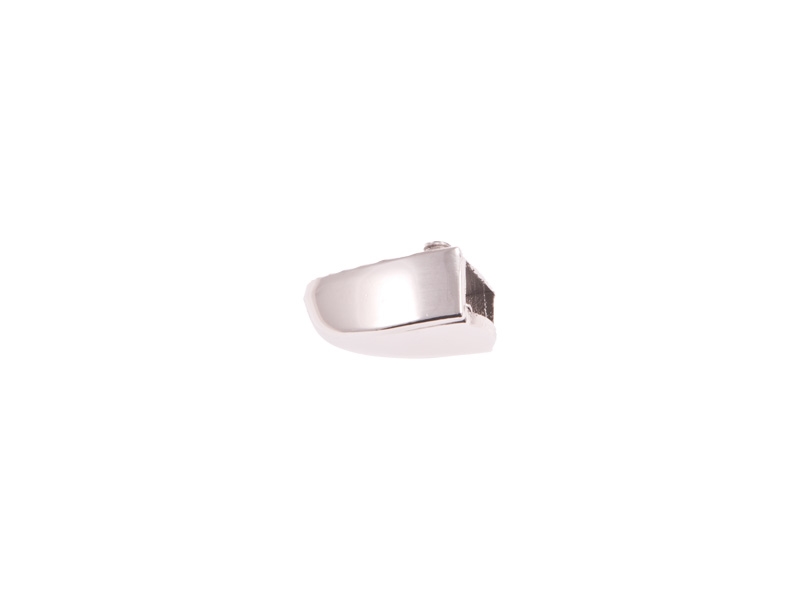 Metal fitting for zip tape glossy nickel 100  pcs