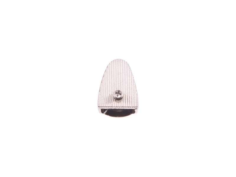 Metal fitting for zip tape glossy nickel 100  pcs