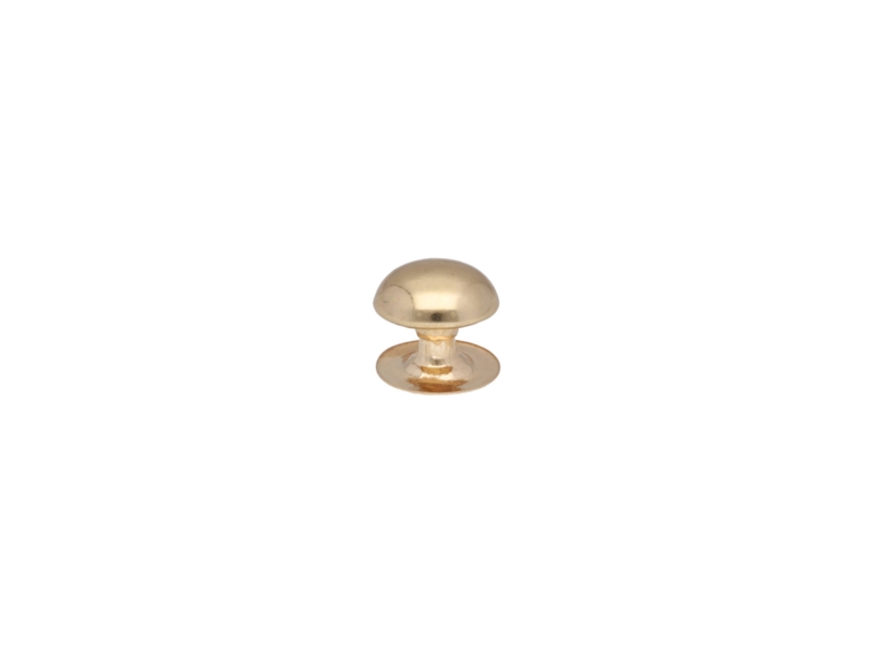 KUPPEL  NIETE EINSEITIG 10/3/9 MM LICHT GOLD 1000 ST.