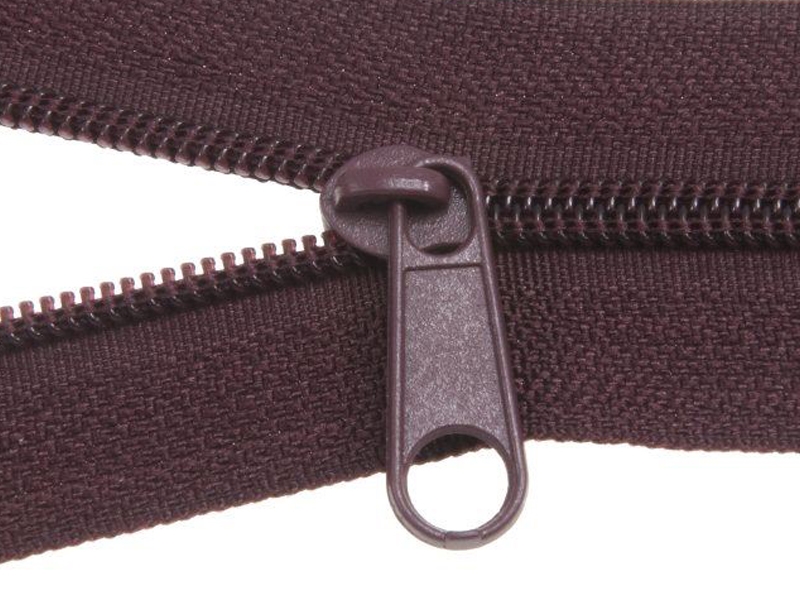 SLIDER FOR NYLON ZIPPER TAPES WITH  CORD 3 NON LOCK MAROON 100/500 PCS