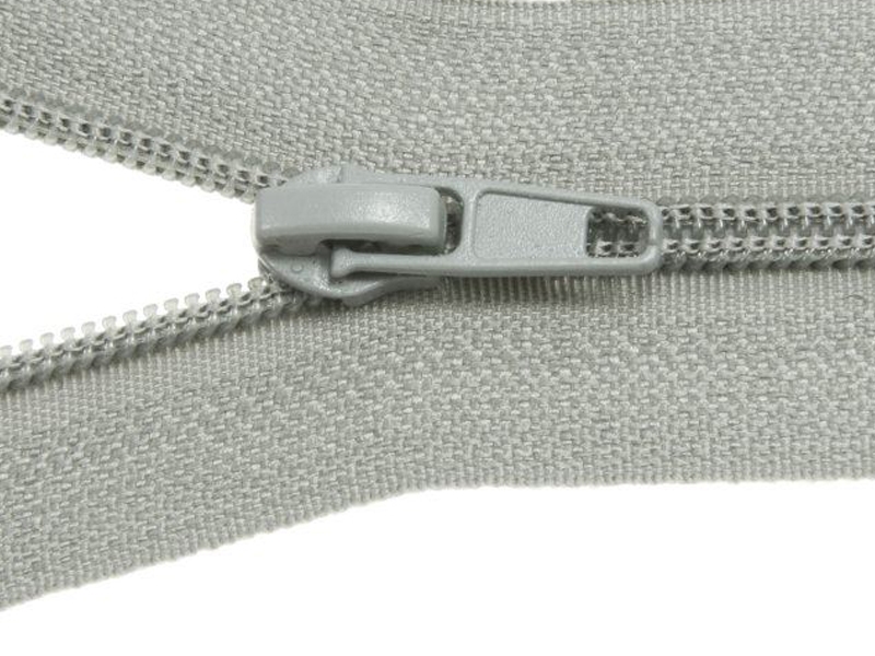 SLIDER FOR NYLON ZIPPER TAPES WITH CORD 3 AUTO LOCK GREY 100/500 PCS