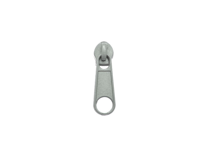 SLIDER FOR NYLON ZIPPER TAPES WITH  CORD 3  NON LOCK GREY 500 PCS