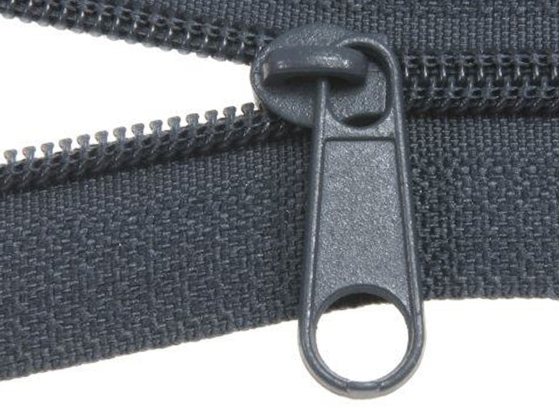 SLIDER FOR NYLON ZIPPER TAPES WITH CORD 3 NON LOCK GREY 100/500 PCS