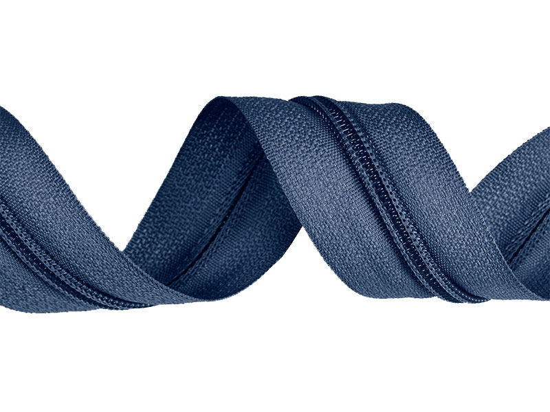 Spiral zipper tape 5 (398) dark blue 200 mb
